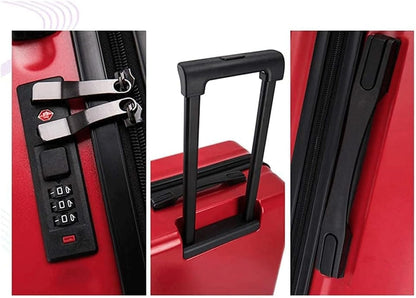 practical Luggage Suitcases with Wheels Portable Hard Shell Luggage Security Combination Lock Suitcases Quiet and Smooth Trolley Luggage easy to move/1812