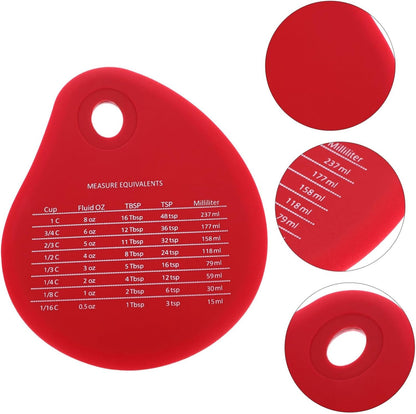 Gatuida 2 Pezzi Tagliafarina in Silicone silicio Utensili per Il Pane Cucchiaio Gadget Automatico Wok Raschietto Cucina Set Cucina Raschietto con Bilancia tagliapasta per la casa Rosso