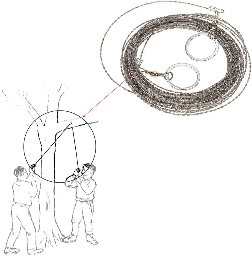 Wire Saw Camping Hiking Survival Saw Outdoor Survival Tool Kit Survival Gear Portable Rescue Saw 10m IYKY