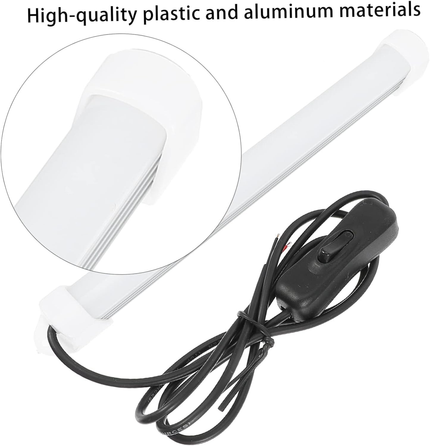 GLEAVI 1Set White LED Light Bar Kit Upgrade for Printer Accessories Non Dimmable Brightness for Night Printing Lighting
