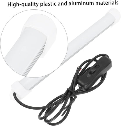 GLEAVI 1Set White LED Light Bar Kit Upgrade for Printer Accessories Non Dimmable Brightness for Night Printing Lighting