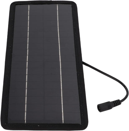 12V Solar Car Battery Charger High Efficiency Portable Solar Panel Power Charger for Cars Boats Automobiles with Universal Socket and Suction Cups Polysilicon Material 4.5W