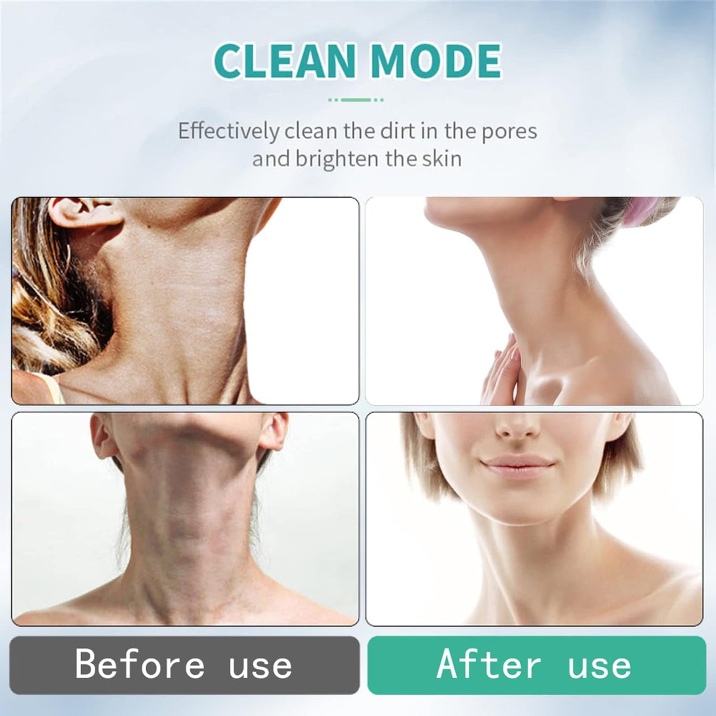 Face Massager Firming Wrinkle Removal Device for Neck Face,Double Chin Reducer Vibration Massager for Skin Care, Wrinkle Removal, Smoothing, Tightening and Improvement