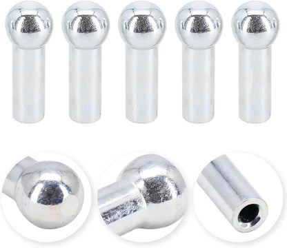 WEZCHUGHAOL 5 Pcs Gym Machine Accessories for 6mm Wire Rope Cable Ball Stopper Interface Port Components, Fitness Equipment Wire Rope Port Joint Replacement Parts for Home Gym Machine Use