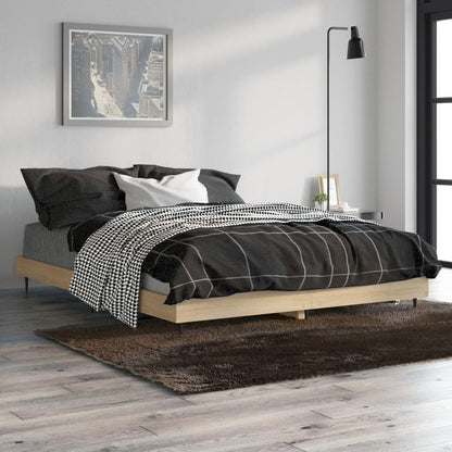 Lechnical Giroletto Rovere Sonoma 140x190 cm in Legno Multistrato,Mobili,Letti e Accessori,Letti e telai per Letti