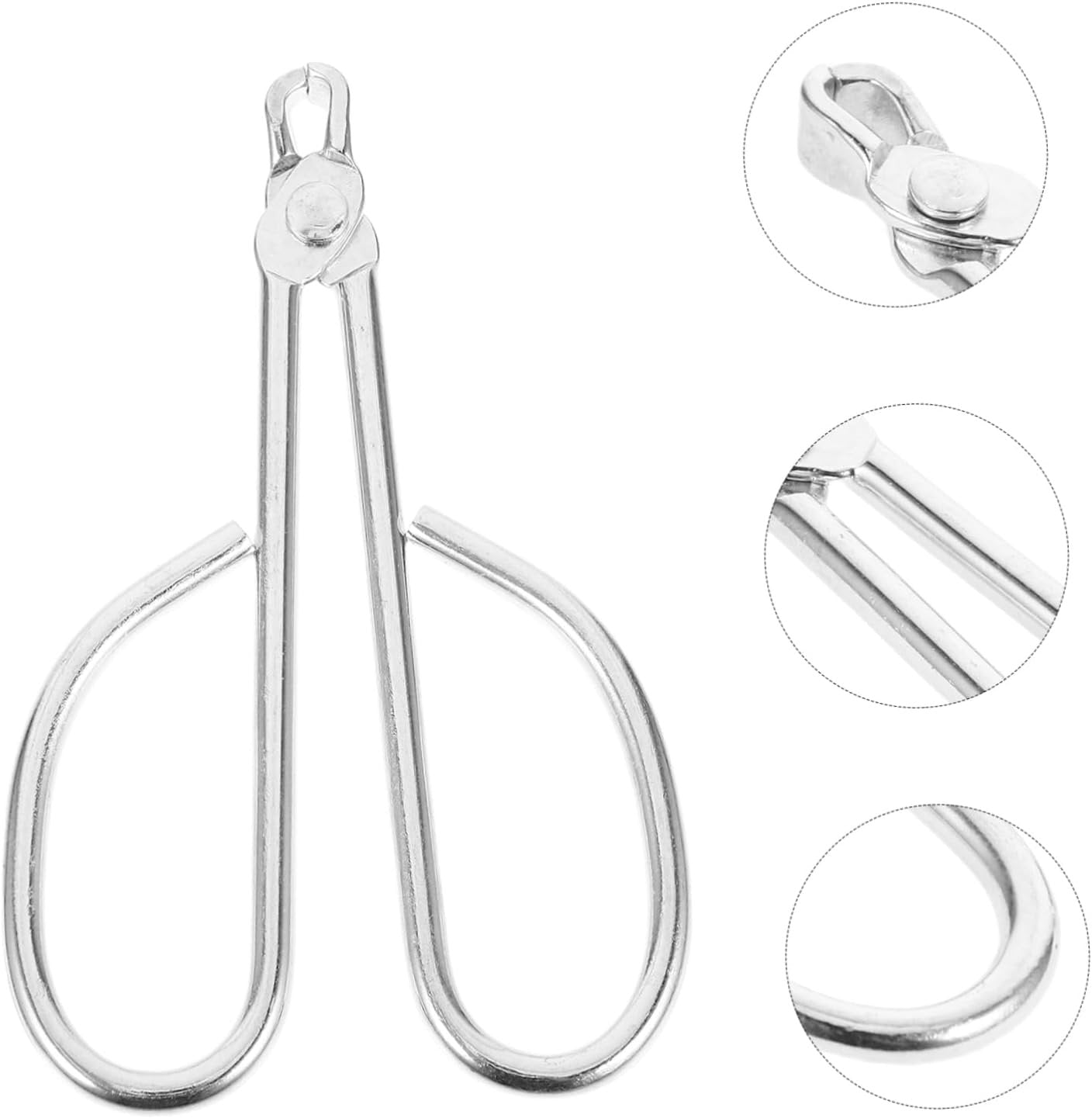 PartyKindom Clip di pinoli Macadamia Apri Pesante Utensili Cucina Utensili per Cucina Gadget Cucina Strumento per pinoli Resistente all'Usura Accessorio per la casa Acciaio Inossidabile