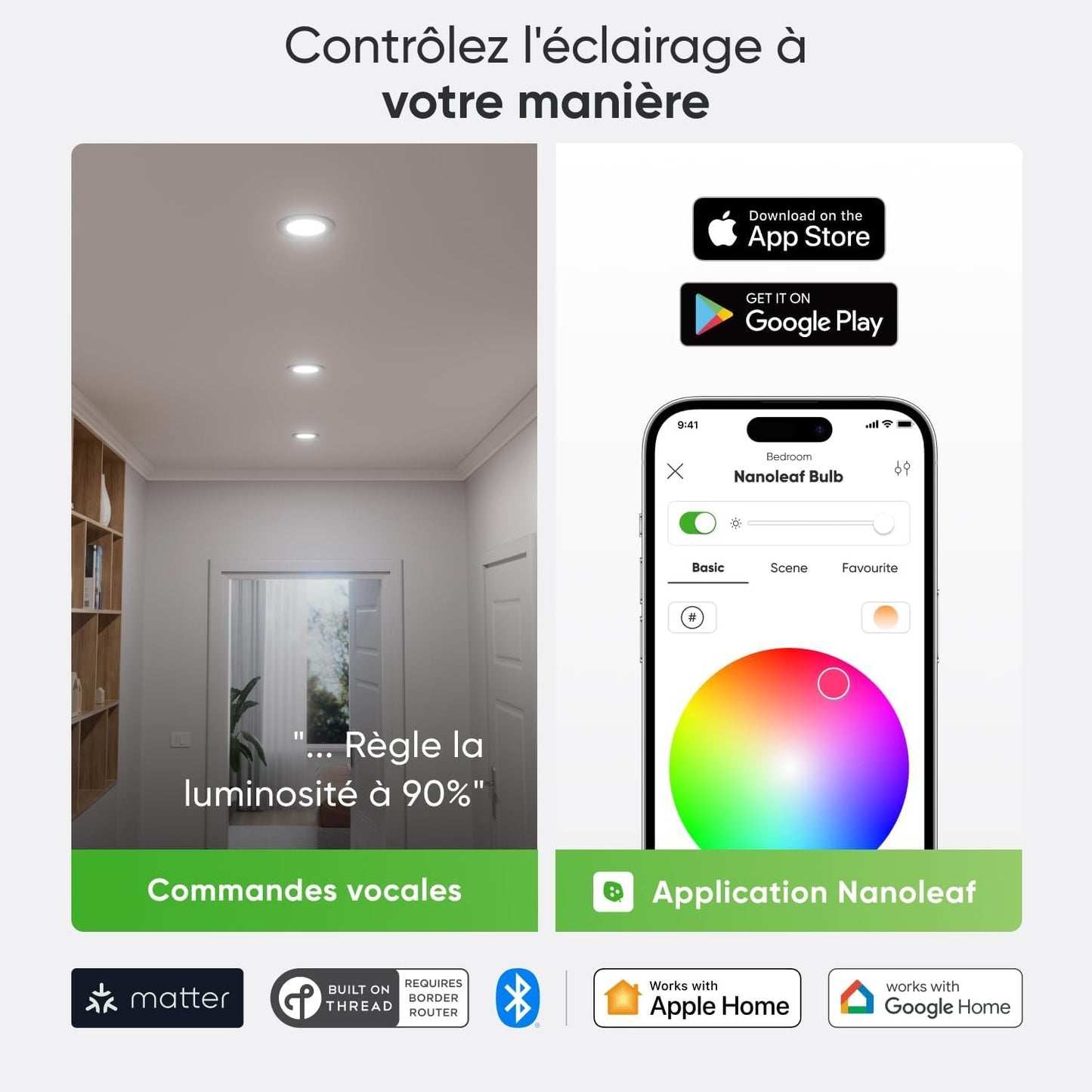 Nanoleaf Essentials Matter Smart Downlight