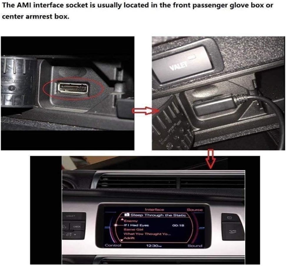 Chelink, MI to 3.5mm Female Adapter Cable Connect Your Mercedes Benz Radio Interface to Smartphones, Headphones, Speakers and Similar