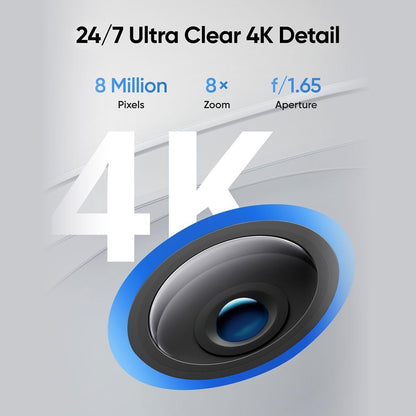eufy Security eufyCam E330 (Professional) Add-On Camera, Outdoor Security Camera, 4K Resolution, 24/7 Recording, Plug-in, Enhanced Wi-Fi, Face Recognition AI, No Monthly Fee, Requires HomeBase 3