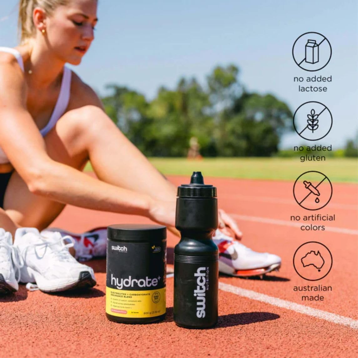 Switch Nutrition Hydrate+ 20 Serves Kiwi Watermelon