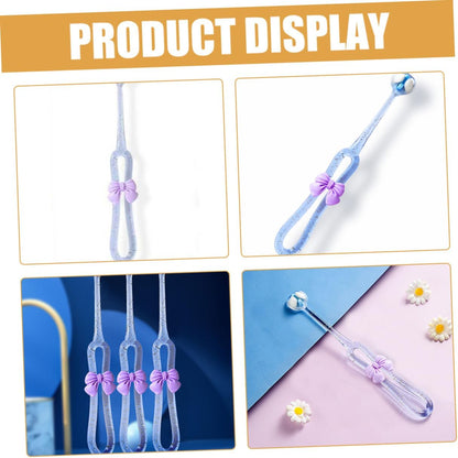 DRESSOOS 3pcs Three Sided Girl Toothbrush: Three Bristles For Kids Soft And Gentle For Complete Tooth And Gum Care For Ages Cleans All Sides
