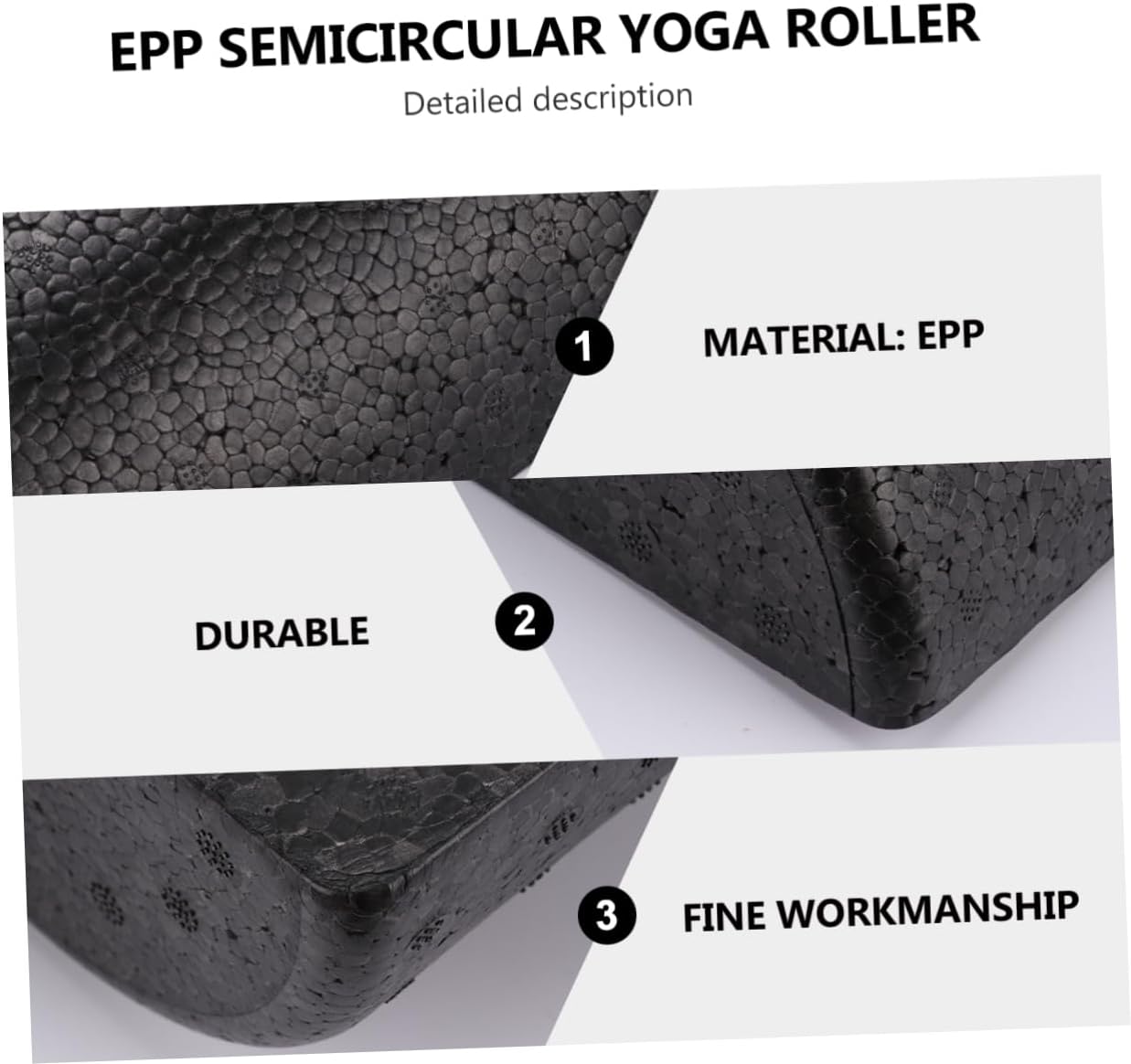 Toyvian 2 Pezzi Roller Yoga Massaggiatore Muscolare per Stretching e Recupero Post Allenamento Accessorio per Rilassamento e Articolare