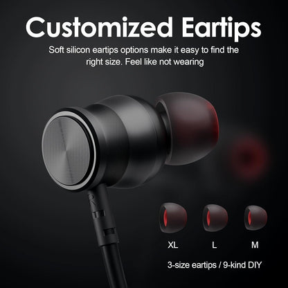 Bluetooth Headphones, 150H Playtime Wireless Bluetooth Earbuds w/Mic in-Ear Magnetic Neckband Earphone, IPX7 Sweatproof Deep Bass Headset for Home, Traveling, Outdoor, Business Trips