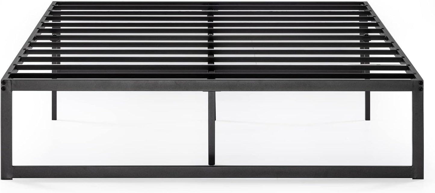Zinus King Bed Frame - Abel 14 inch Metal Bed Frame with Steel Slat Support, No Box Spring Needed, Easy Assembly - Minimalist Platform Bed Frame with Underbed Storage Space, King Size