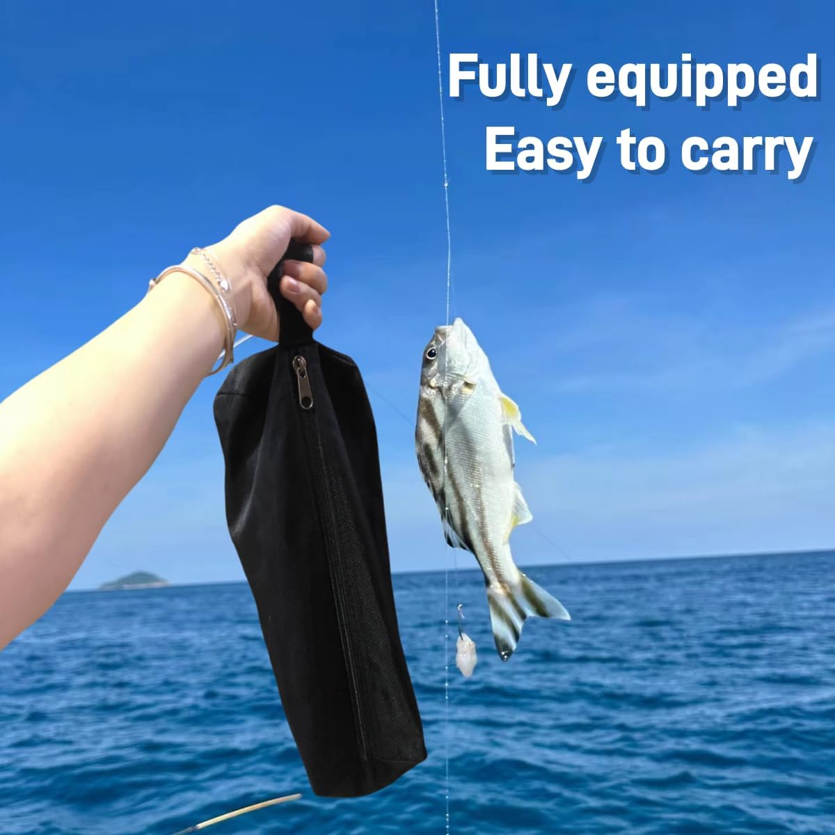7PCS Fishing Knife Set, Fish Cleaning Kit, Filet Knife for Fish, Fish Scale Cleaning Brush, Multi-Functional Scissors, Gloves, Fishbone Tweezers, Storage Bag,Fishing Accessories,Fishing Tool Kit, Blue