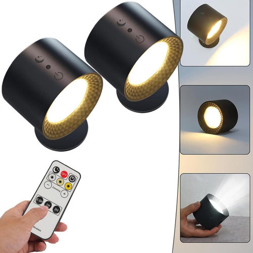 Glowrights Lights, Glowrights Smart Wall Lights Magnetic, Glowrights Smart Lights, Glowrights Wall Lights, Glowrights Under Cabinet Lighting, USB Rechargeable Led Wall Sconce Lights (B,2 pcs)