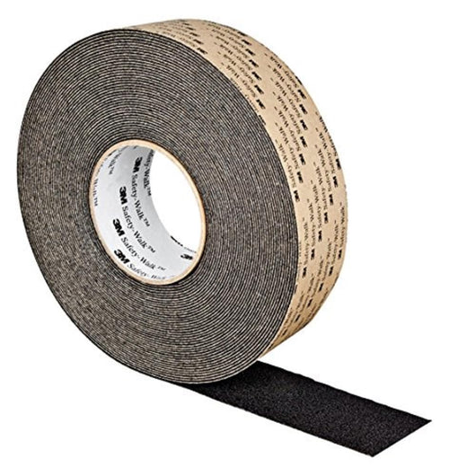 3M Safety-Walk Anti-Slip Tape, Resilient Medium 370, 25 mm x 18.3 m, 1 Piece, Black