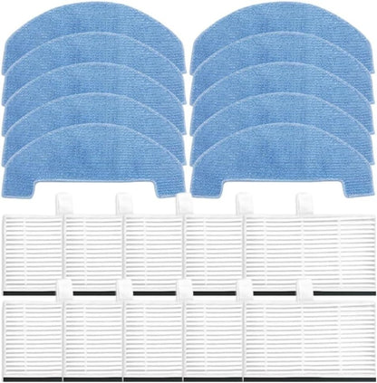 Per Lubluelu's Essential Cleaning Pack Filtro & Mops progettato per massimizzare la pulizia della tua casa