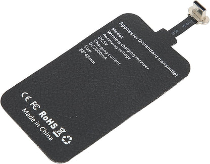 Qi Receiver USB C, 10W Fast Ultra Slim Type C Wireless Charging Receiver Module, Qi Wireless Receiver for Type C Phone Support Wireless