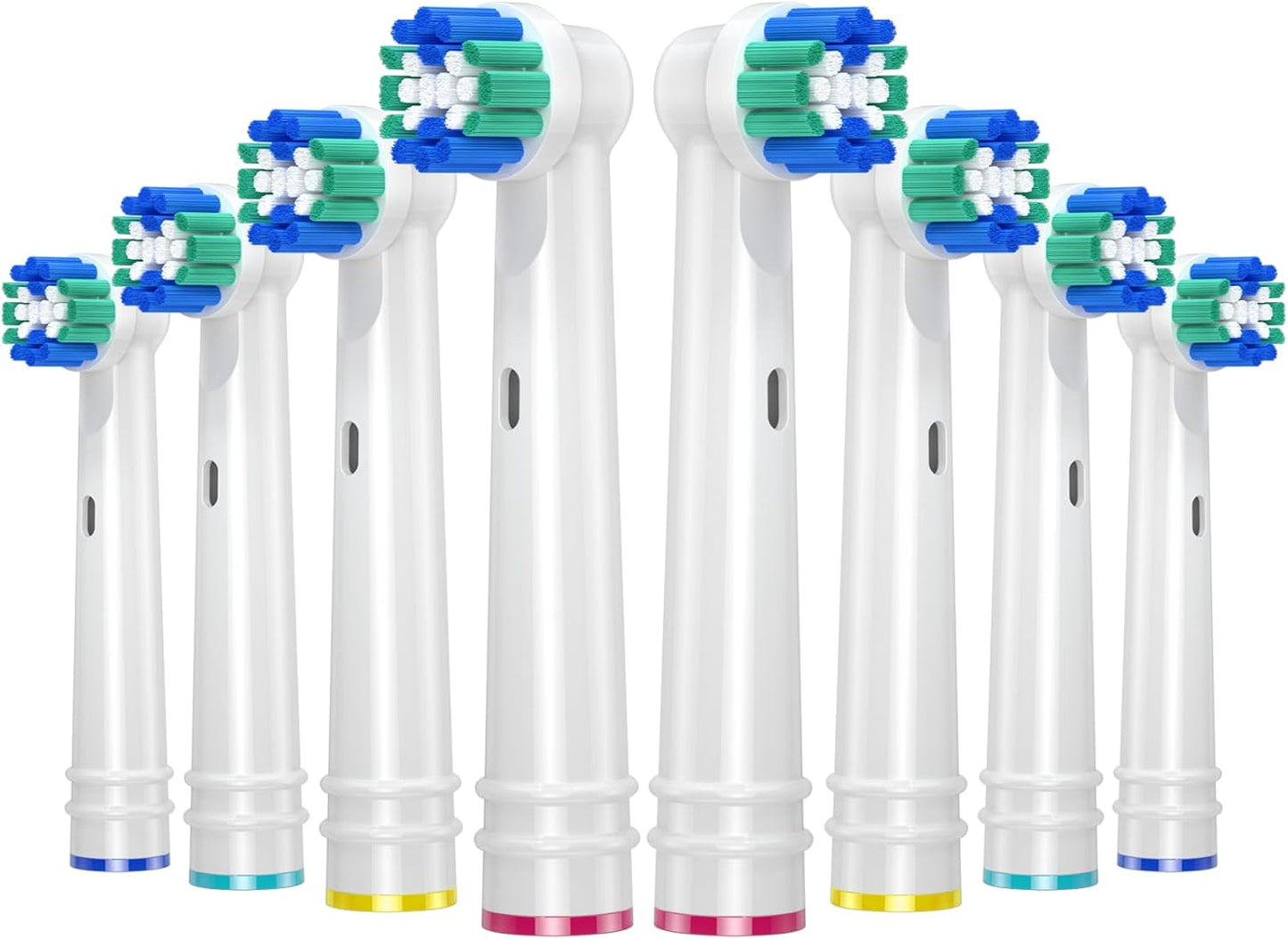 8 Pack Replacement Toothbrush Heads for Oral B Braun, Classic Precision Professional Care, Vitality Pro Smart Genius Series and More