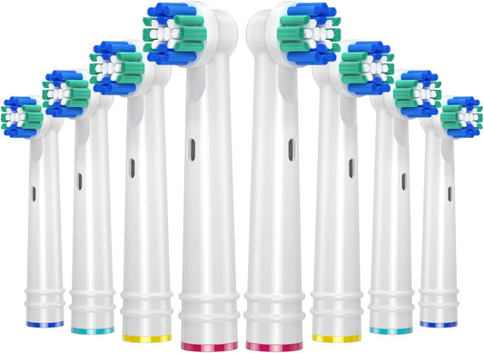 8 Pack Replacement Toothbrush Heads for Oral B Braun, Classic Precision Professional Care, Vitality Pro Smart Genius Series and More