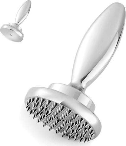 Reversible Meat Tenderizer and Pounder Commerical Dual Sided Meat Tenderizer Mallet Marinating Prep Tool