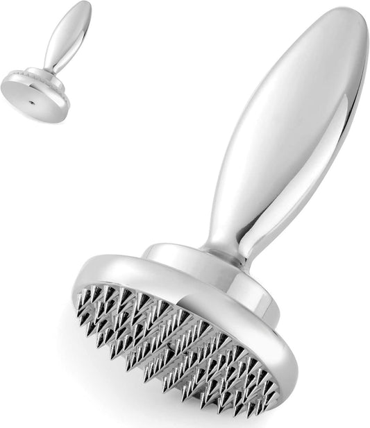Reversible Meat Tenderizer and Pounder Commerical Dual Sided Meat Tenderizer Mallet Marinating Prep Tool