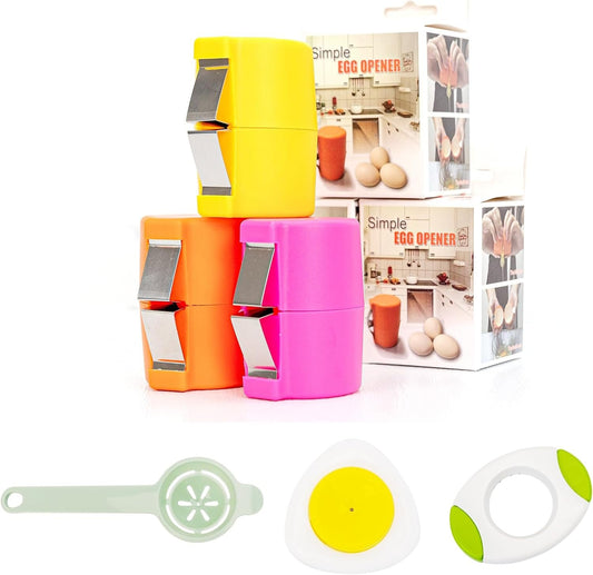 Effortless Egg Shell Opener | Kitchen Essential Egg Peeler Tool for Perfectly Peeled Eggs | Ideal for Cooking, Baking, and Meal Prep"