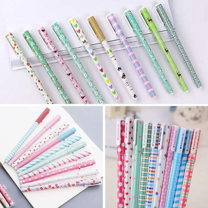 YRYUNRUI 10 Pcs Cute Pens Kawaii Pens Fun Pens, 0.38mm colorful Writing Gel Ballpoint Pens, Korean Japanese Stationery School Supplies for Teen Girls Women Gifts (Animal)