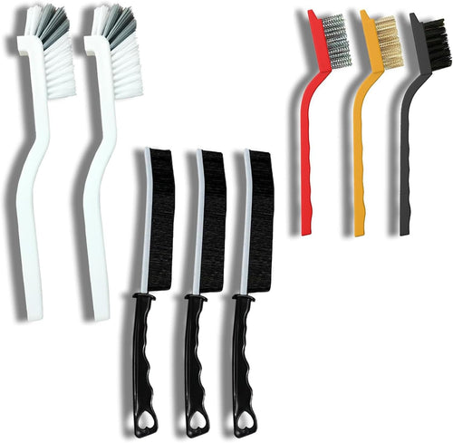 Shengsenfu Crevice Cleaning Brush Set, Multifunctional Cleaning Tools, Hard Bristle Crevice Brushes for Household Use, Bathroom Tiles & Kitchen Cleaner, Scrub Brush Tool for Hard-to-Reach Tight Space