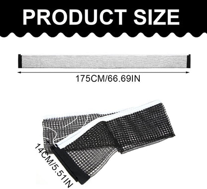 1PCS Black Table Tennis Net,Polyester Table Tennis Net,Table Tennis Net Replacement,Table Tennis Net Table Accessories,Folding Table Tennis Net for Indoor and Outdoor