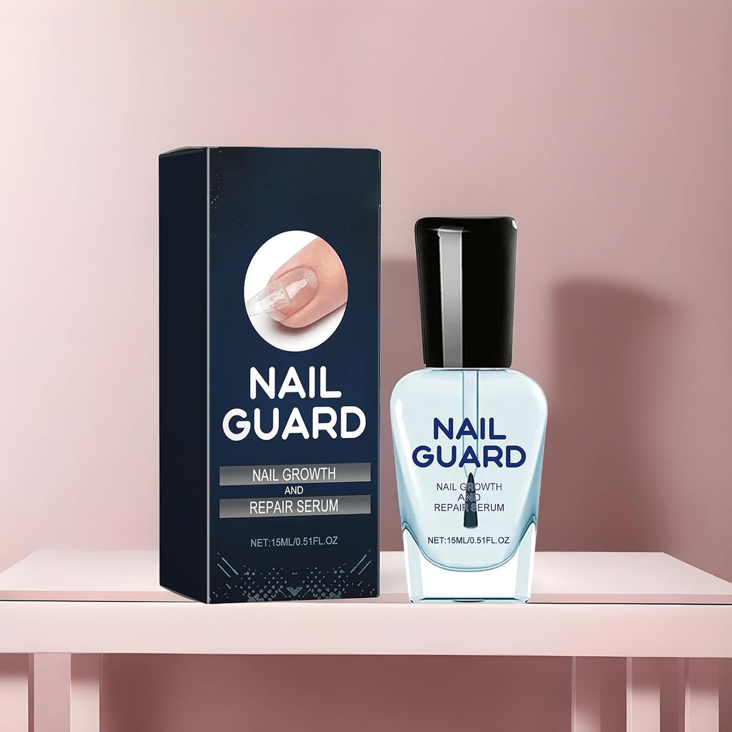 Nail Growth Oil, Service for Damaged Fingernails, Natural Hardener, Strengthening Ampoule, Restores Thin Nails, Revitalizes Dry Cuticles, Ideal for Hand Care and Skin Nourishment