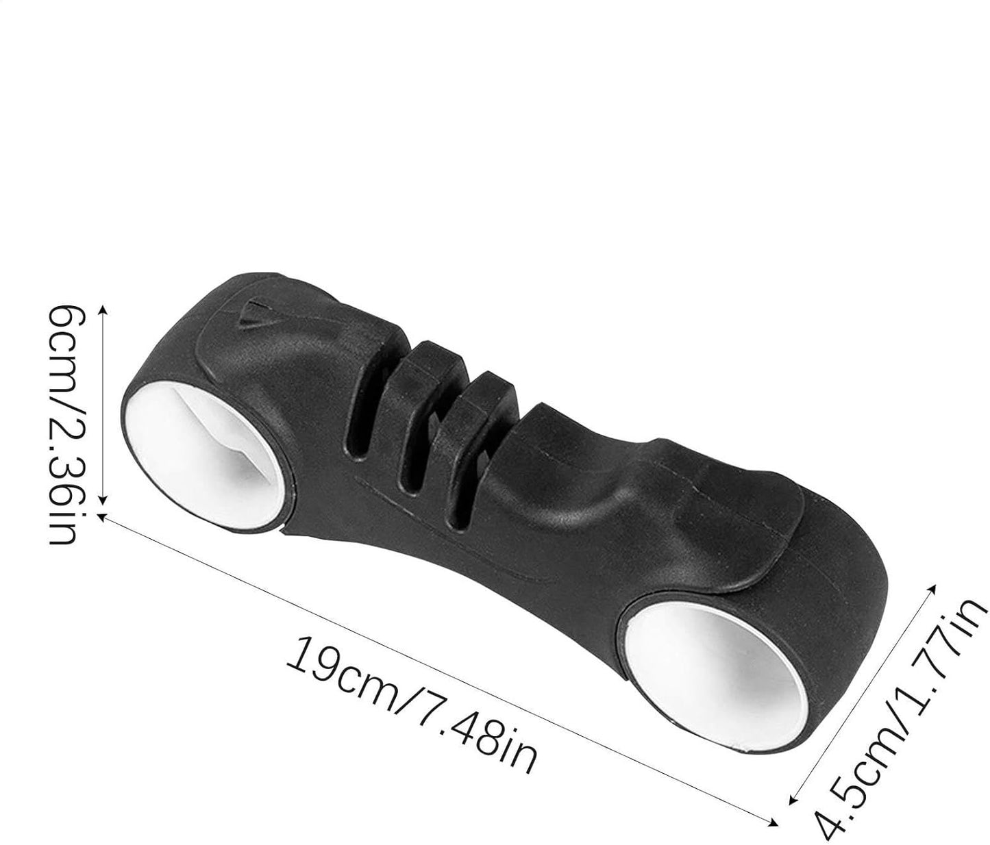 Taglierina Sharpener Stone, manuale in acciaio inox Sharpener, Multifunzionale Wheel-Shaped Tool, Kitchen Gadget, ideale per utensili da cucina e manutenzione