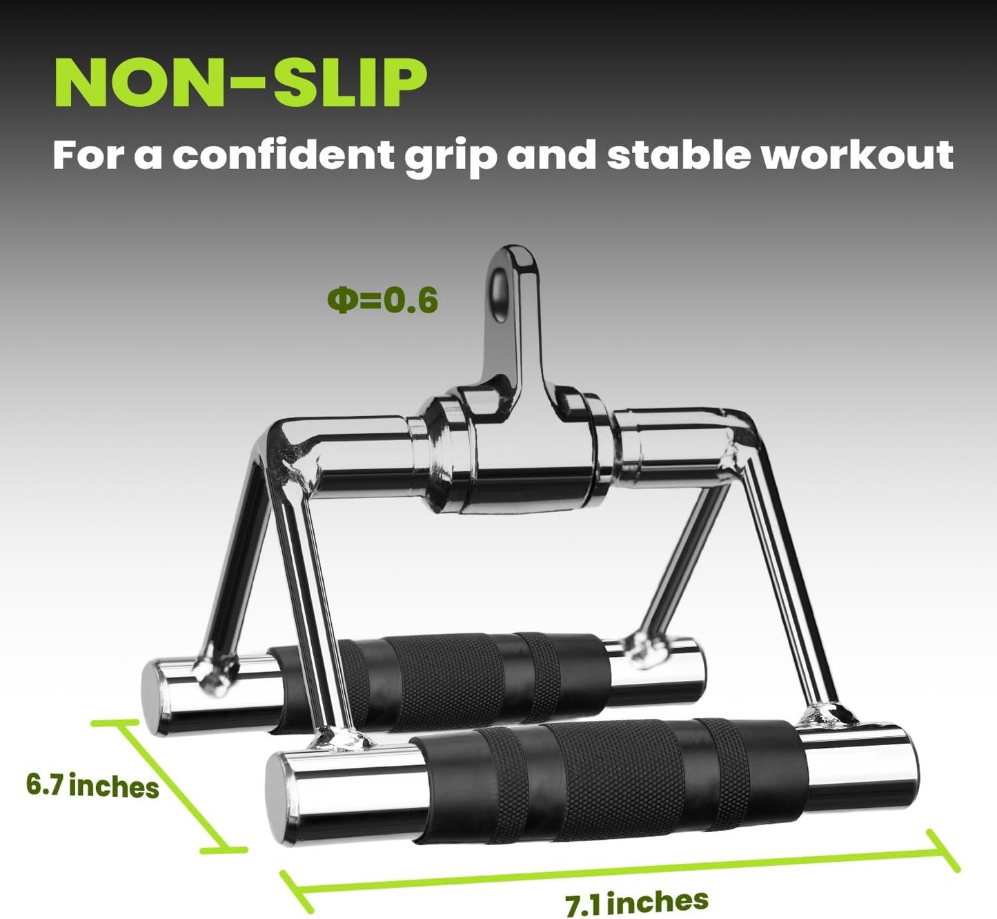 Tricep Press Down Cable Machine Attachment Set, LAT Pulldown Attachment, Cable Machine Accessories for Home Gym