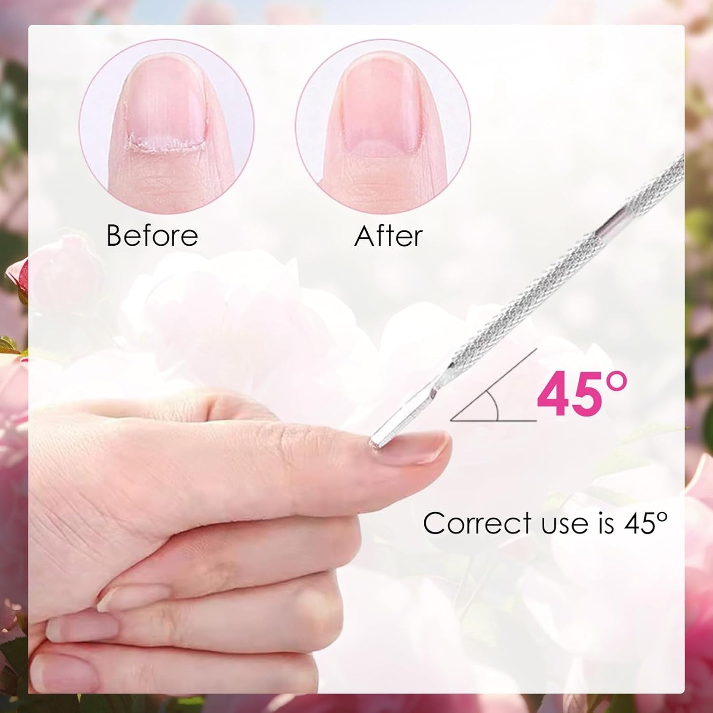 Cuticle Oil for Nails Pen, Nail Care Pen, Nail Care Oil Pen Nourishing, Cuticle Revitalizer Nail Oil Pen Moisturizing Repair Cuticle, 8pcs with Steel Push Armature Oil