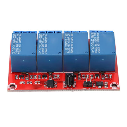 4 Channel Relay Module Infrared Remote Control Switch Set for Home Automation System (5V)