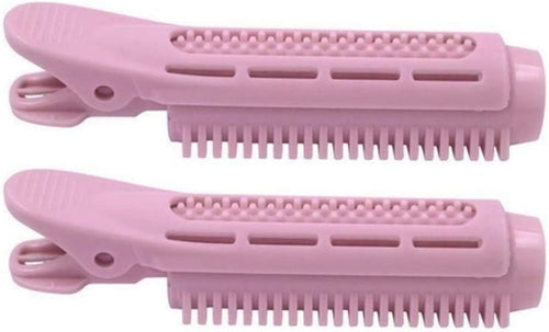 Bigodini,Heatless Hair Curler Le radici dei bigodini rulli dei capelli dell'onda Formers volumizzante Fluffy clip che designa attrezzo 8pcs Cura dei capelli (Size : 8PCS Pink)