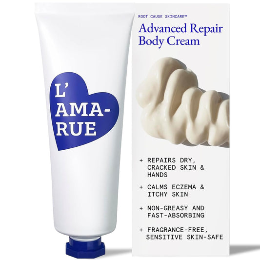 L'AMARUE Advanced Body Repair Cream - 6.2 fl oz: Non-Greasy Hydration, Firming & Anti-aging Moisturizer | Root Cause Skincare™ for Full Body Skin Wellness, Targets Dryness & Crepey Skin