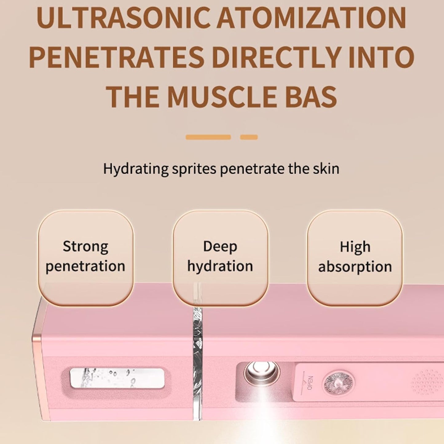 Face Mister, Face Spray, Rechargeable Humidifier, Fine Water Mist, Skin Hydration, Electric Face Mister, Portable Face Sprayer, Travel Beauty Tool, Deep Skin Hydration, Women's Skincare