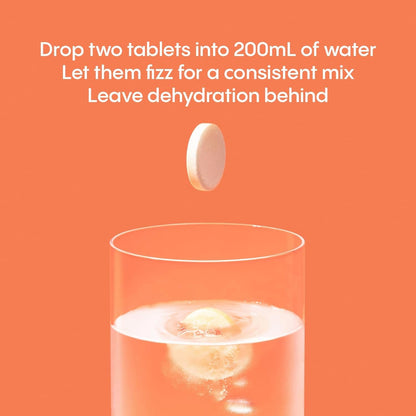 Hydralyte Effervescent Electrolytes Tablets - Orange 20 count + HydraLyte Electrolyte Powder, Lemonade Flavour (12 Servings)