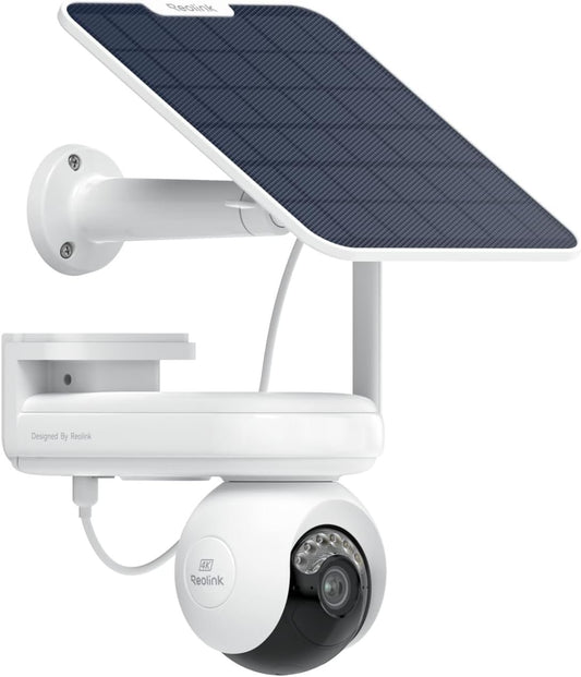 REOLINK Altas PT Ultra - 4K Continuous Recording Security Cameras Wireless Outdoor, First 10s Pre-Record Option in Home Battery Camera, 500 Days Batteries Life, Solar Powered, ColorX Night Vision