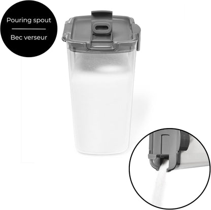 Starfrit PROKEEPER 7-pc Set - Brown Sugar, Coffee, Sugar, Flour Containers with accessories