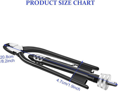 6 Inch Safety Wire Pliers, Wire Twisting Tool Lock Wire Pliers, Twister Tool for Aircraft Auto Industry