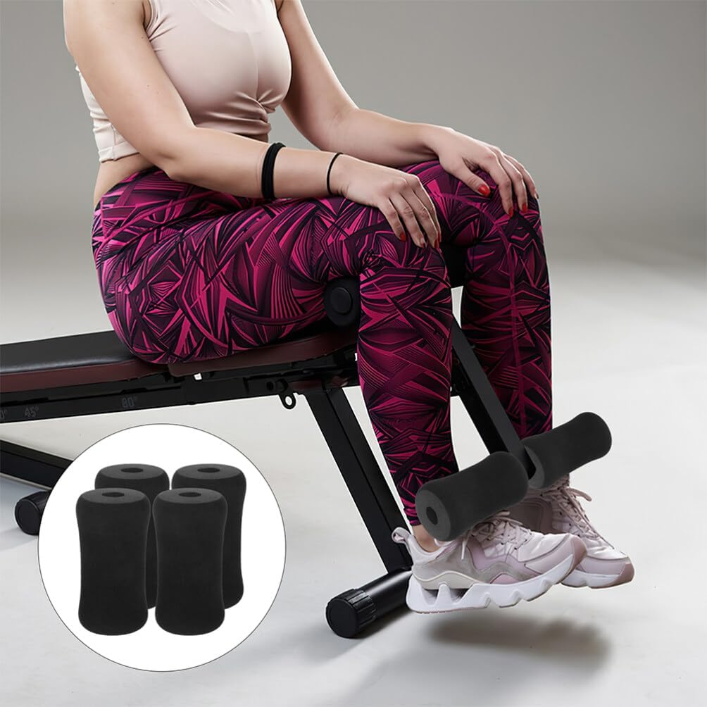 SUPVOX 6 Pcs Foam Foot Pads Rollers Machine Tube Leg Foam Roller Pad Replacement for Home Gym Exercise Machines Equipments