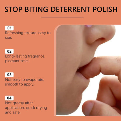 Kids Anti Nail, Biting Polish Stopper, Strengthener Care Oil, Hydrating Hand Solution, Safe Formula, Perfect for Adults Toddler Baby Thumb Sucking Prevention