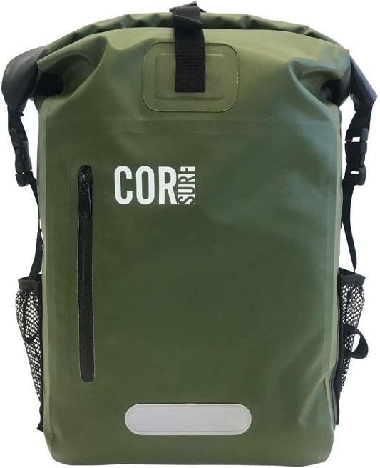Waterproof Backpack With Padded Laptop Sleeve, Roll Top Dry Bag Rucksack for Surfing Kayaking Rafting Camping Rafting 40 Liters