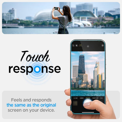 Spigen Tempered Glass Screen Protector [GlasTR EZ FIT] designed for Pixel 9 / Pixel 9 Pro [Case Friendly] - 2 Pack