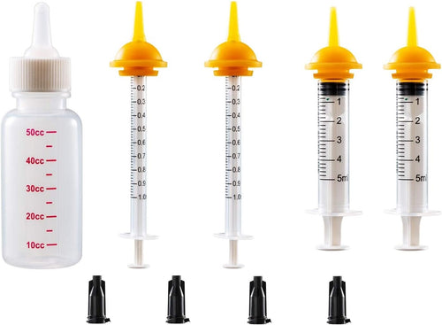 Newborn pet bottle， Pet Feeding bottle that can replace the Original Pacifier, Suitable for Newborn kittens, Puppies, Rabbits, Squirrels and other Small Animals, Most suitable for Newborn small mammals,