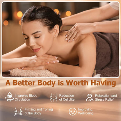 ACWOO 8 in 1 Wood Therapy Massage Tools, Wood Maderotherapy Kit, Anti-Cellulite Massager for Body Modeling, Lymphatic Drainage, Muscle Pain Relief