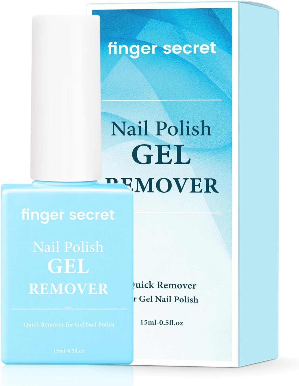 Finger Secret Nail Polish Gel Remover & 3in1 Nail Strengthener Professional Nail Care Combo with Wet Wipes for Efficient Gel Remover and Nail Strengthening Ideal for Home and Salon Use.